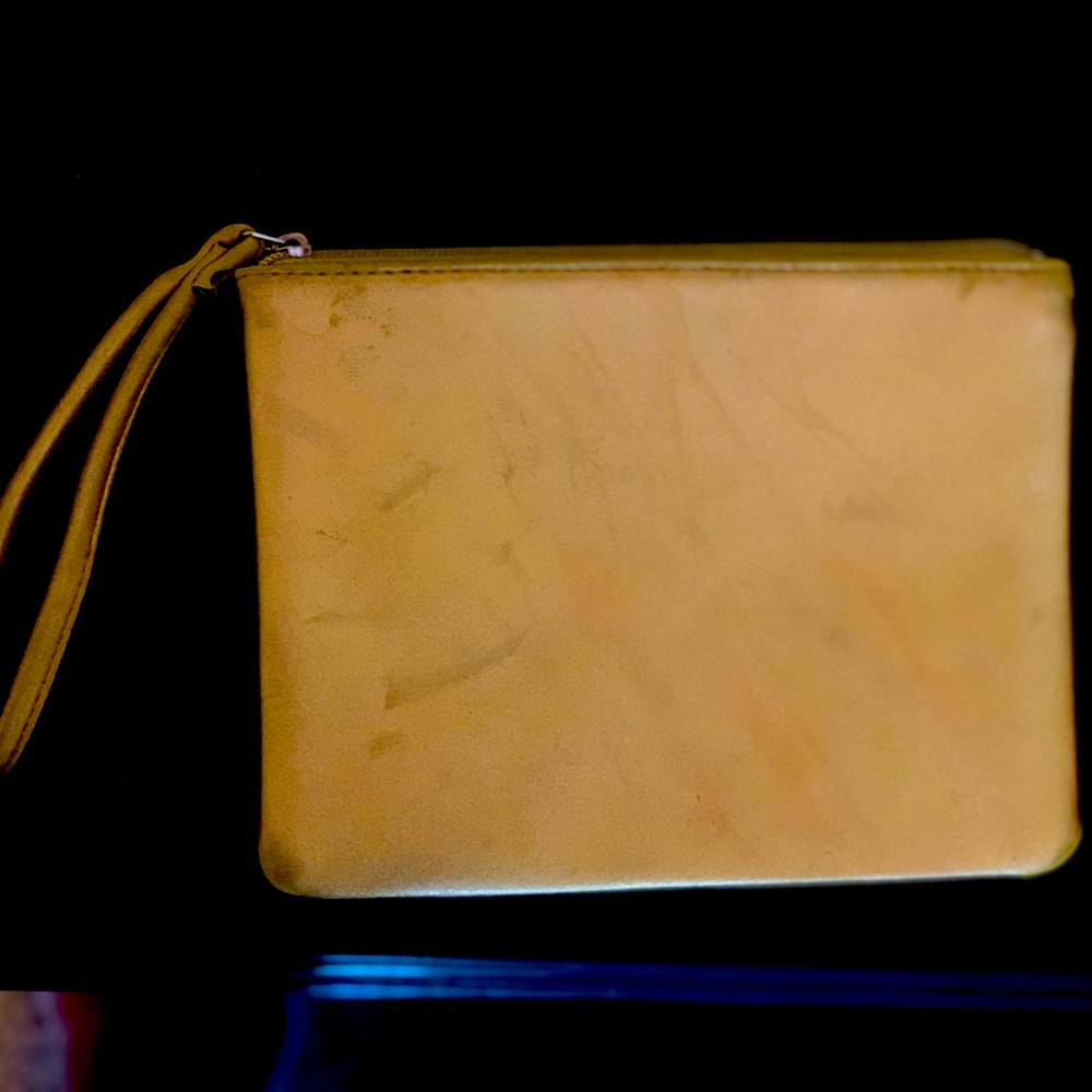 Gold handbag